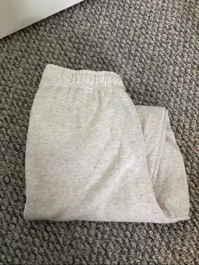 refuge Cream Elastic Waist Sweatpants